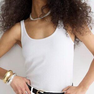 J.Crew Vintage Rib Shelf-Bra Tank Top XXS